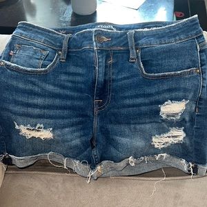 Women denim shorts